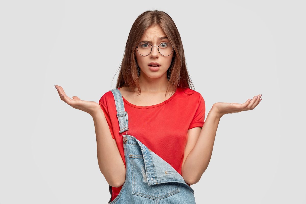 Unaware doubtful woman spreads hands, raises eyebrows with hesitation, dressed in stylish outfit, feels clueless about something, isolated over white background. Life perception and attitude concept SSUCv3H4sIAAAAAAAEAJ2RTY6EIBCF95PMHQxrTfxBGecqnVmUUNqVtqUD2JNOx7sPiCasZ8f7HlXUK96fH1nGBrAk2Xf2DsprmufVOgOO9OJxmR8cFTltCOYAA9t2h1kHbrVoQ4sDSXA4+bsRHvXnO5eos9PYTV/hLcbyhNl12NmJtvzflfHwc0aBCRf52gdOghicEWKQS7zKbr8OzT2N9iSFOtGwKtJJyqeWMIeCJun8MCRpmZIy7a5o0o35let7Ahbt9kmOYEz5lQZZNdUX57wXddNWneCNYOc3aHkjlc4af+ZK3jKvhJMKnXgHo0CFxdDWZcHbXhR9V0OhqlKMgGNZSfQb3P4A66MwYSYCAAA=